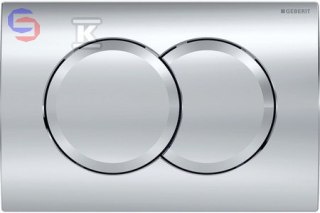Geberit Delta01 Przycisk spłukujący chrom błyszczący 0.05x0.17x0.3m