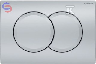 Geberit Delta01 Przycisk spłukujący przedni chrom-mat 0.172x0.046x0.298m