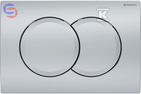 Geberit Delta01 Przycisk spłukujący przedni chrom-mat 0.172x0.046x0.298m