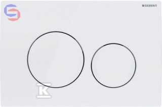 Geberit Delta20 Przycisk spłukujący biały-alpin 0.172x0.046x0.298m