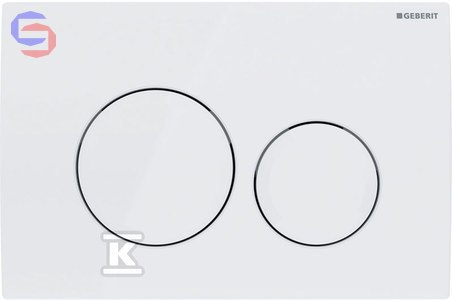 Geberit Delta20 Przycisk spłukujący biały-alpin 0.172x0.046x0.298m