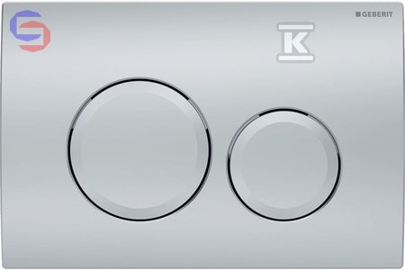 Geberit Delta20 Przycisk przedni chrom-mat 0,17x0,30x0,05m 0,33kg