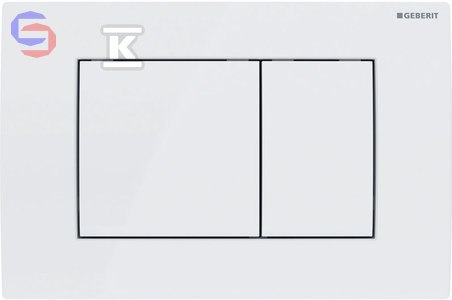 Geberit Delta30 Przycisk spłukujący biały-alpin 0.395kg 50x172x298mm