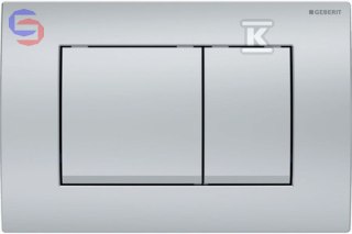 Geberit Delta30 Przycisk spłukujący przedni chrom-mat 0.172x0.046x0.298m