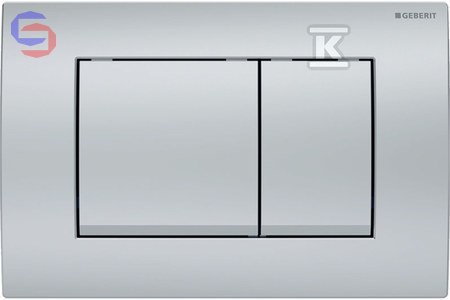 Geberit Delta30 Przycisk spłukujący przedni chrom-mat 0.172x0.046x0.298m
