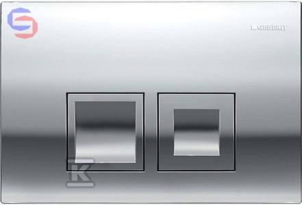 Geberit Delta35 Przycisk przedni chrom błyszczący 172x46x298mm