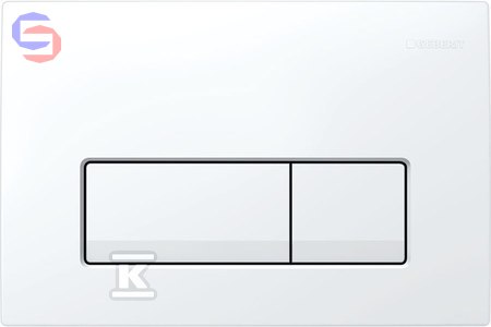 Geberit Delta50 Przycisk spłukujący biały-alpin 0.38kg 172x46x298mm