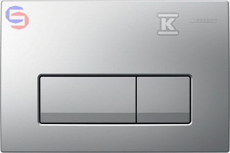 Geberit Delta50 Przycisk spłukujący przedni chrom-mat 172x46x298mm 0.4kg