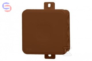ONNLINE V7 Puszka natynkowa hermetyczna 100x100x41mm IP54 brąz