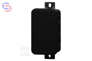 ONNLINE Puszka natynkowa V8 80x45x41 mm czarna IP54