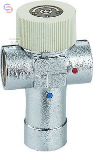 CALEFFI Zawór mieszający termostatyczny 1" 40-60°C 520640