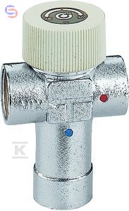 CALEFFI Zawór mieszający termostatyczny 3/4" 40-60°C 520540