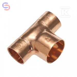 CONEX 9000 Trójnik Równoprzelotowy 1/4 ACR miedziany 15x15x45mm