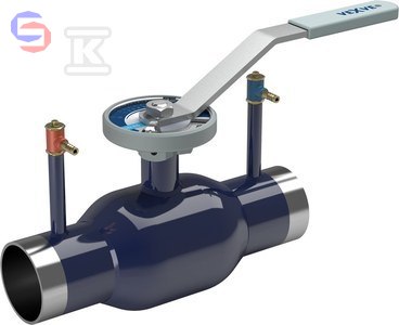 VEXVE Zawór kulowy równoważący DN80 PN25 stalowy wspawany