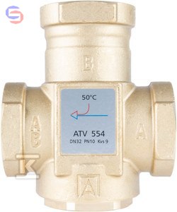 AFRISO ATV 554 Zawór temperaturowy DN32 Rp1 1/4" Kvs9 50°C