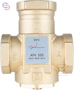 AFRISO ATV 555 Zawór temperaturowy DN32 Rp5/4" Kvs9 55°C