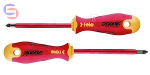 FELO Ergonic Zestaw 2 Wkrętaków VDE Plus/Minus Z1/Z2 0,5kg