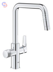 GROHE BLUE PURE EUROSMART Bateria filtrująca z wylewką U 150° chrom