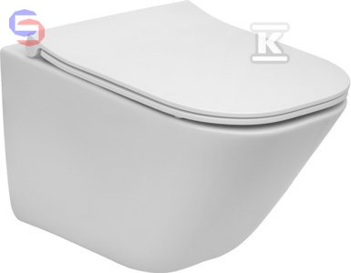 ROCA Square Compacto Miska WC Rimless 35x34x48cm 24kg