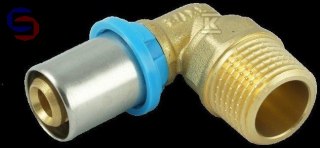 VESBO VPremium Kolanko TH-U 90° GZ 20mm x 1/2"