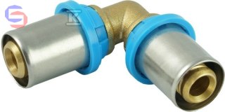 VESBO VPremium Kolanko TH-U 90° Multipress 16mm