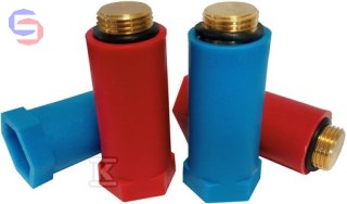 AGAM Korek mosiężny do prób szczelności 35x35x75mm 0,05kg