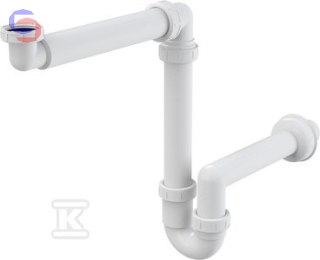 ALCA Małogabarytowy półsyfon umywalkowy 5/4 A434