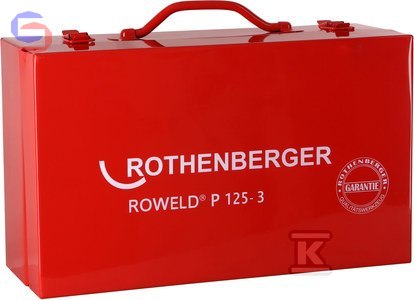 ROTHENBERGER P125-3 SET Zgrzewarka 1200W 63-125mm