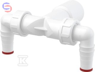 ALCA Podwójne kolano DN40/32 8-23 z zaworem zwrotnym P156Z