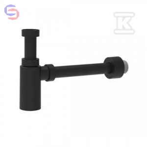 SANIT Półsyfon umywalkowy ozdobny czarny mat G 1 1/4"x32