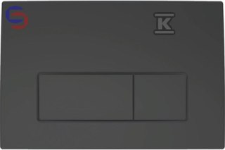 GEBERIT DELTA Przycisk spłukujący Delta50 czarny mat 0,172x0,046x0,298m