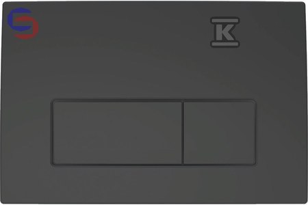 GEBERIT DELTA Przycisk spłukujący Delta50 czarny mat 0,172x0,046x0,298m