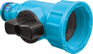 CELLFAST Przyłącze 3/4" z zaworem BASIC 0,024kg plastik
