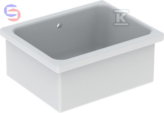 Geberit Publica Umywalka ceramiczna B50xH26xT40 cm z przelewem