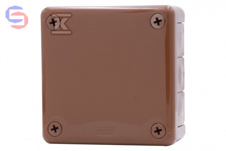 ONNLINE H55-M Puszka natynkowa hermetyczna 98x98x42 IP55 brązowa
