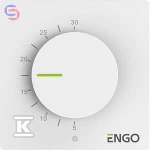 ENGO ESIMPLE230W Regulator temperatury przewodowy 230V biały