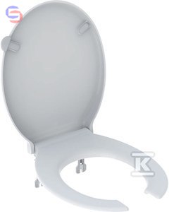 Geberit Selnova Comfort Deska sedesowa otwarta 0,45x0,37m metalowe zawiasy