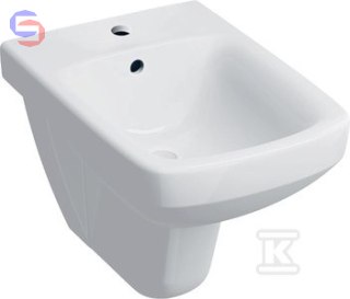 Geberit Selnova Square Bidet wiszący B35xH35.5xT53 cm z przelewem