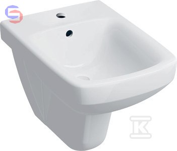 Geberit Selnova Square Bidet wiszący B35xH35.5xT53 cm z przelewem
