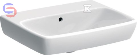 Geberit Selnova Square Umywalka 55x44x17.5 cm Ceramiczna Bez Otworu