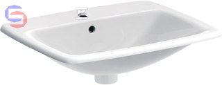 Geberit Selnova Square Umywalka wpuszczana B55xH17xT45 cm