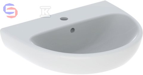 Geberit Selnova Umywalka B55xH18xT44 cm z przelewem i otworem
