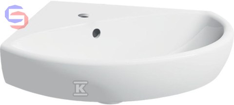 Geberit Selnova Umywalka narożna B59xH18xT56 cm z przelewem