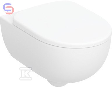 Geberit Selnova Wisząca Miska WC Lejowa B36xH38xT53 cm Rimfree