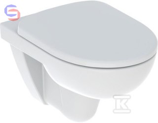 Geberit Selnova Zestaw Wisząca Miska WC Lejowa B36xH39xT53 cm Rimfree
