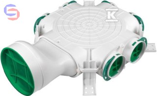 AWENTA PRO Skrzynka rozdzielcza dolot boczny fi160 6x75