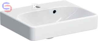 Geberit SMYLE Square Umywalka Kompaktowa B45xH16xT36 cm z przelewem