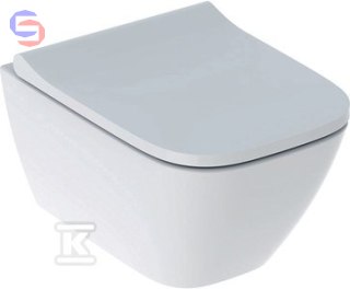 Geberit SMYLE Miska WC wisząca lejowa B35xH33xT49 cm Rimfree