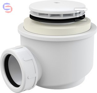 ALCA Syfon brodzikowy korek A47B-50 biały 140x100x140mm 0,25kg