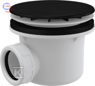 ALCA Syfon brodzikowy korek czarny mat 140x110x150mm 0,42kg